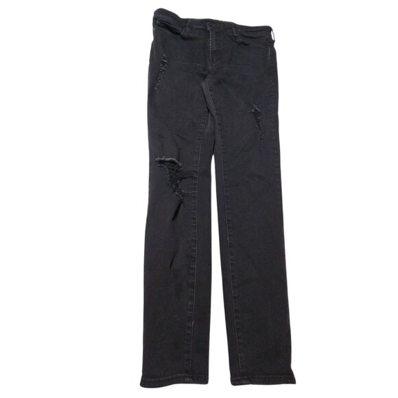 Articles of Society Jeans Womens Size 31 Skinny Mid Rise Black Denim Pants - Picture 2 of 7